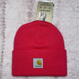 Carhartt Youth Knit Watch Hat Beanie, Raspberry Pink